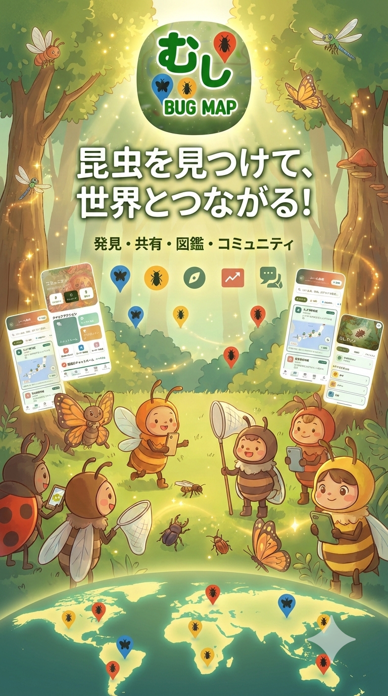 むしマップの世界